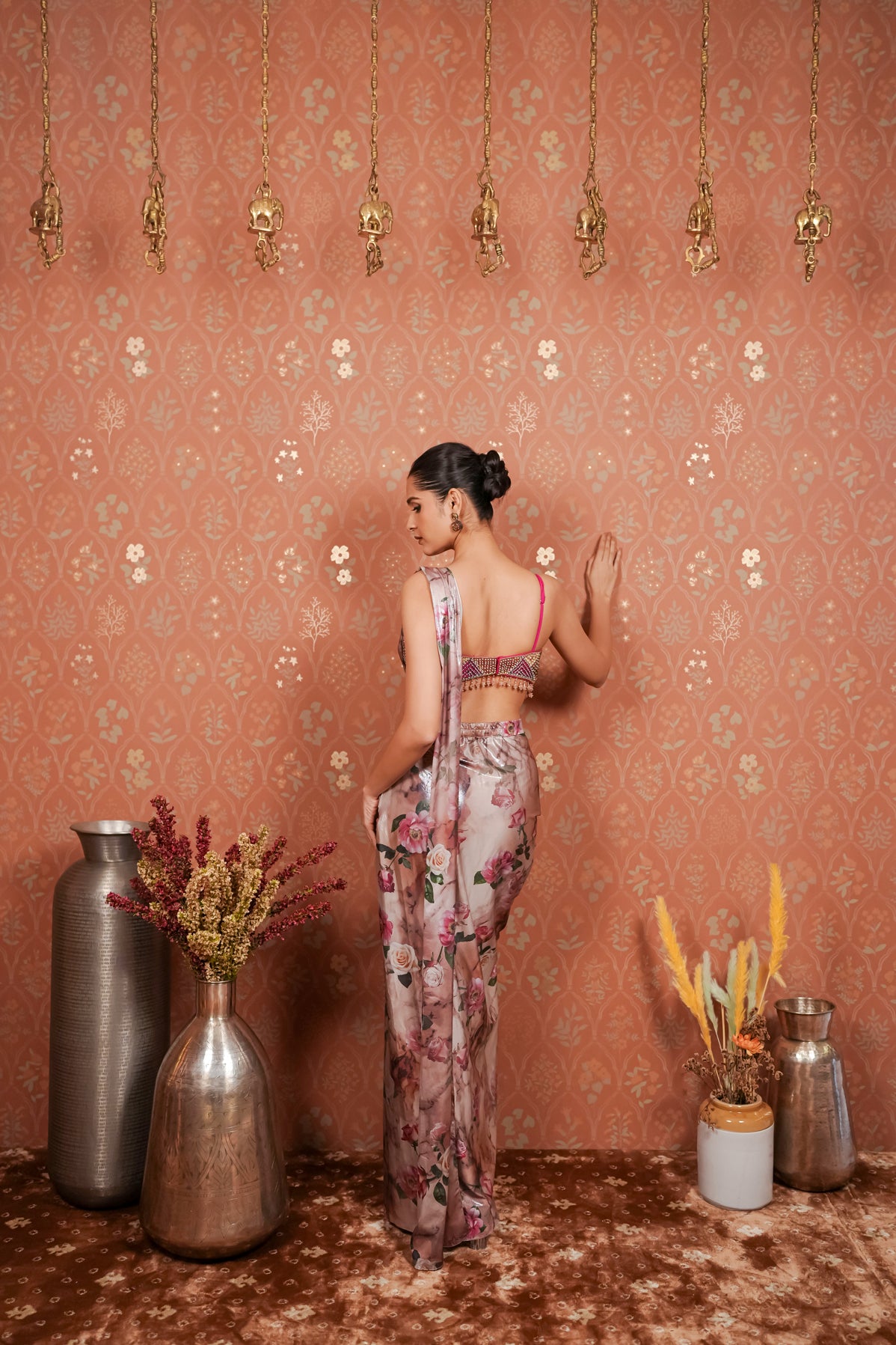 Pink Drape Dress