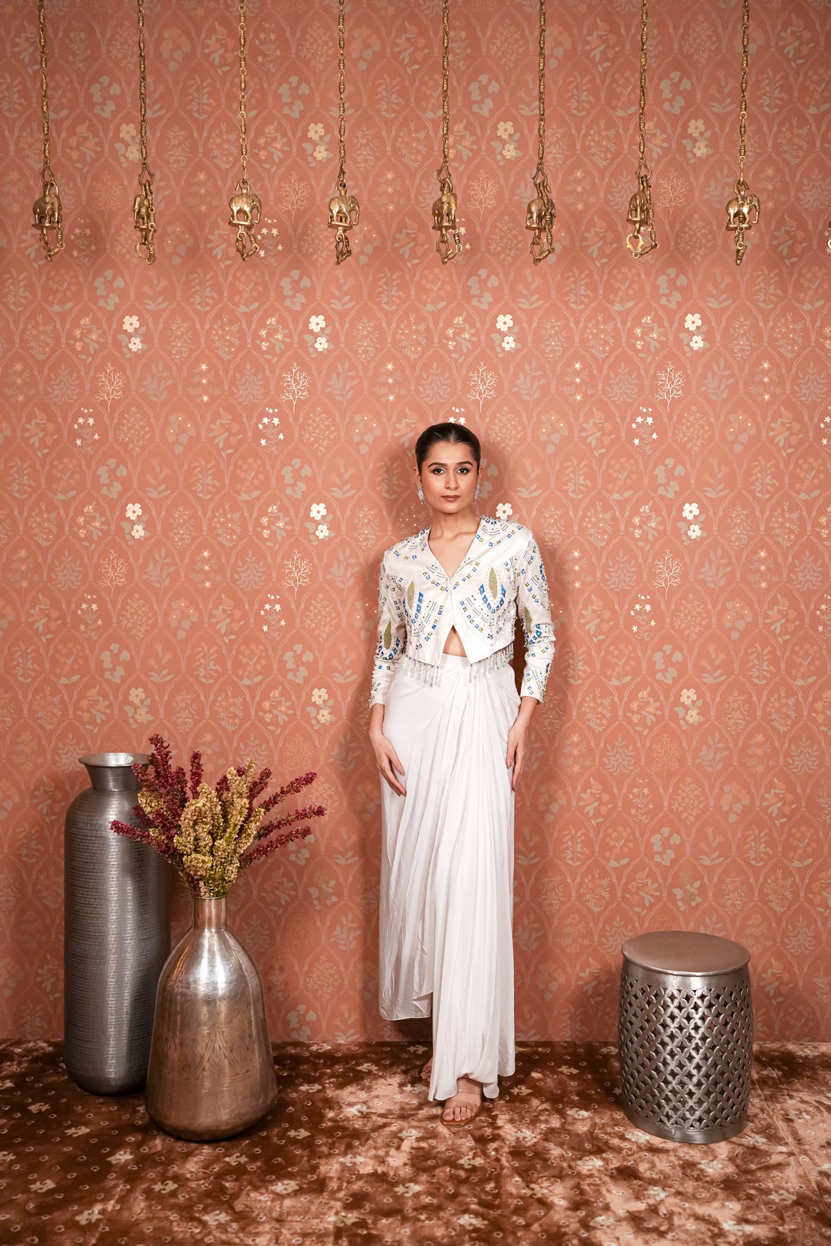 White Three Piece Co-Ord Set