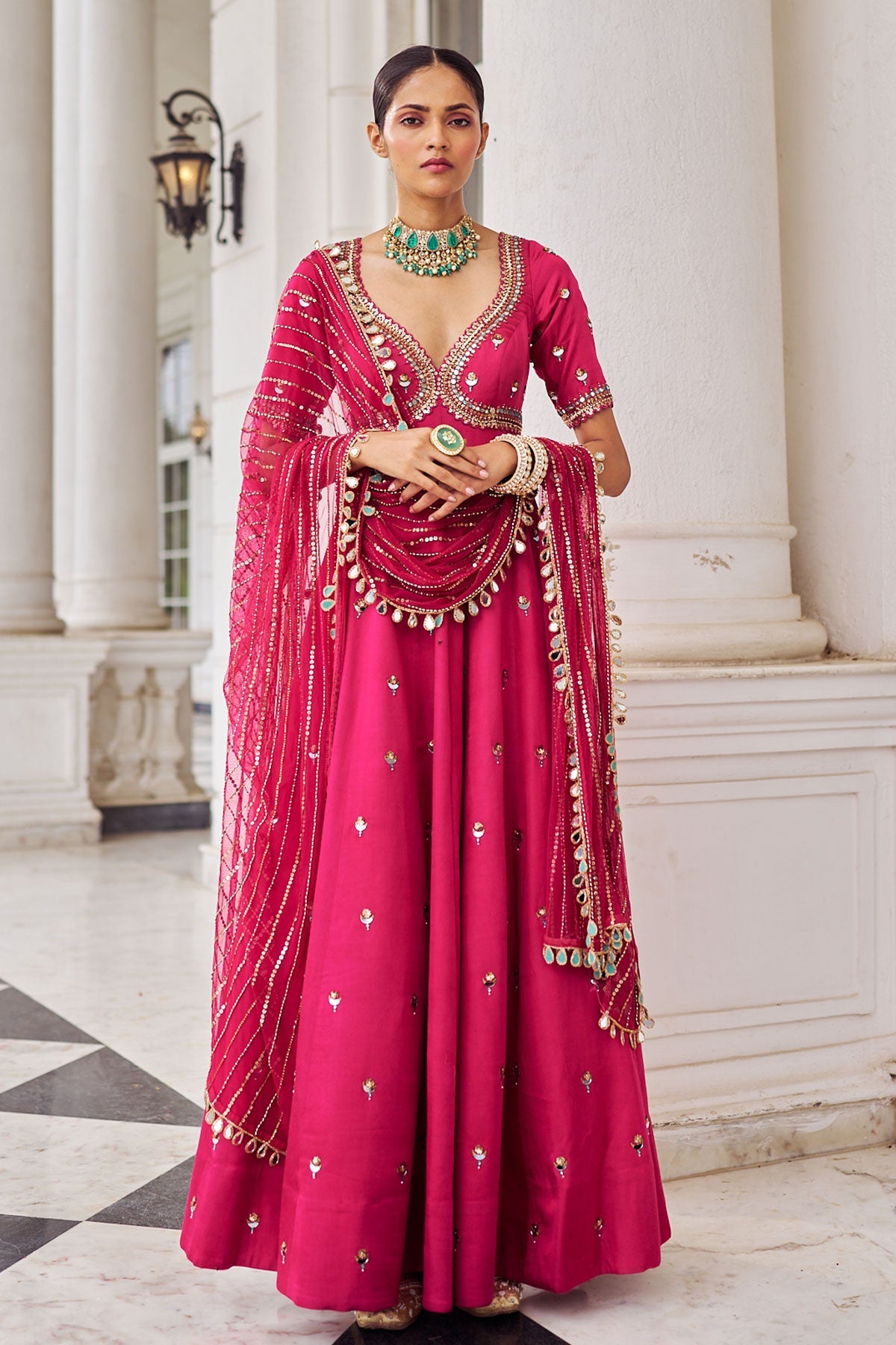 Ashi Khanna In Gulabi E Umang Anarkali
