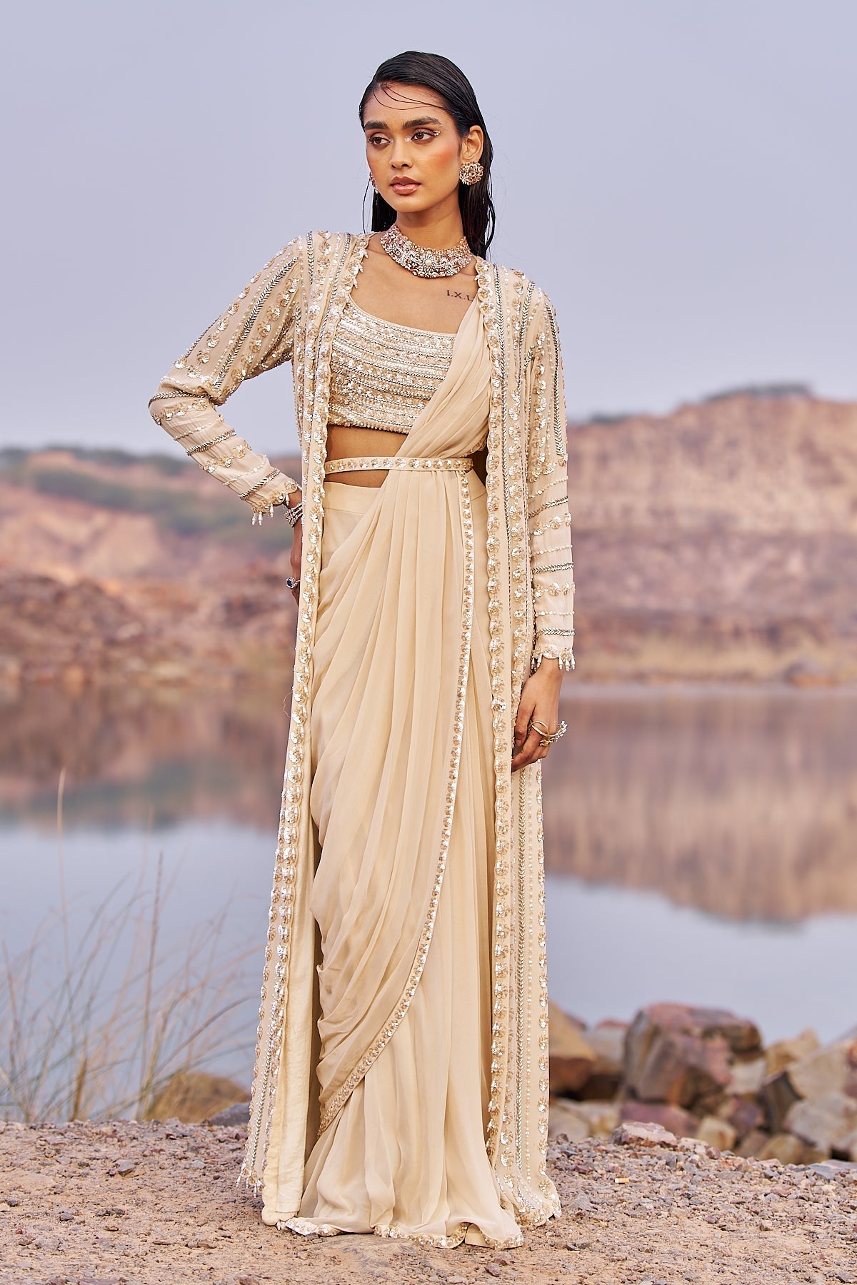 JALSAA E GUL BAHAR SAREE SET