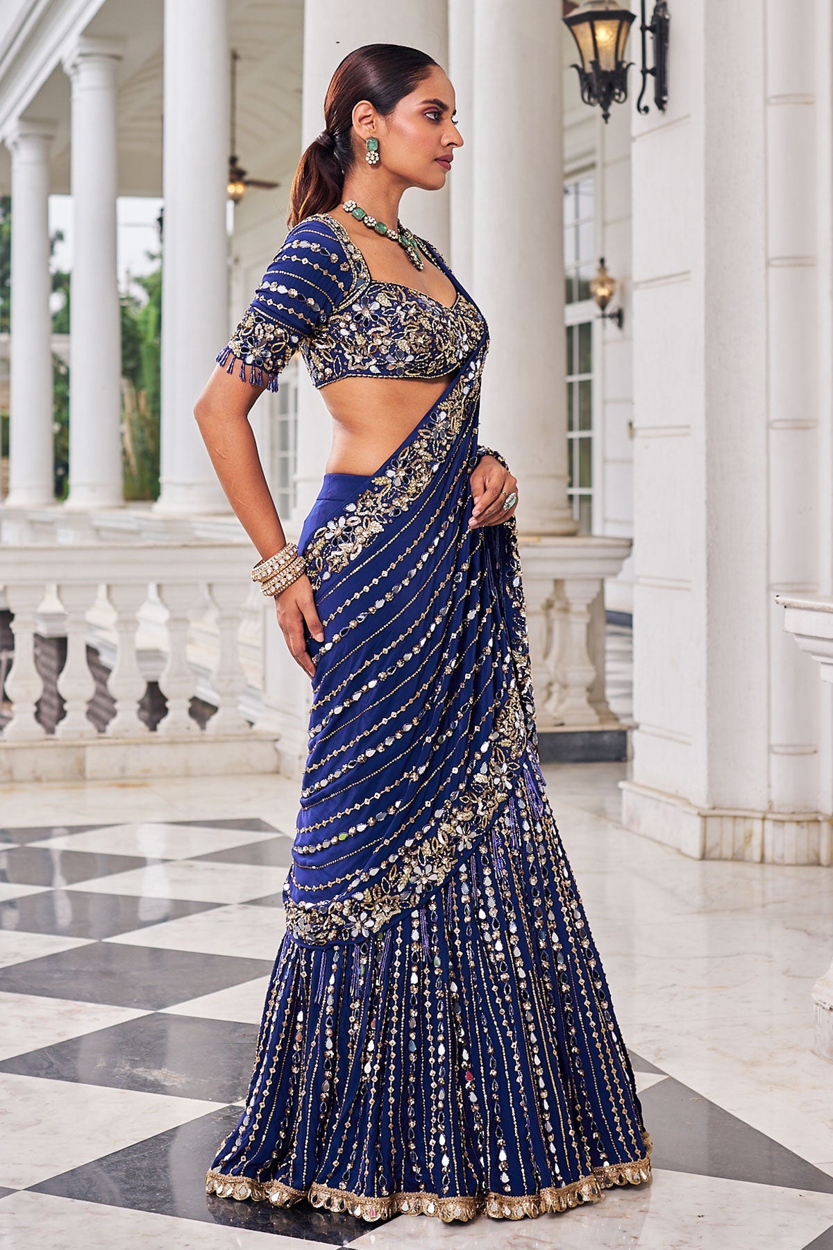 Shaadmani saree set