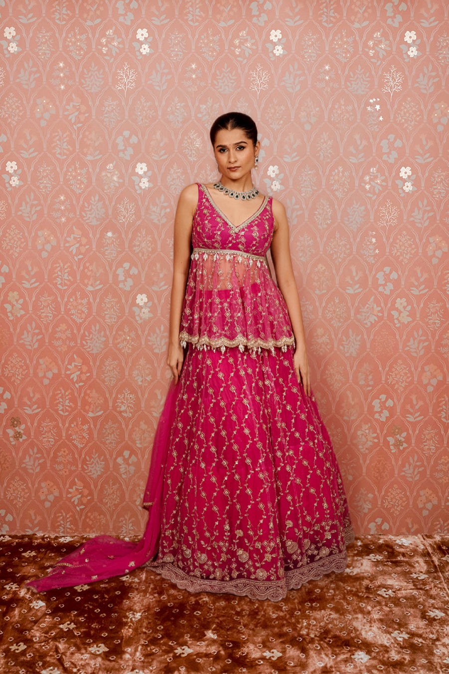 Pink Lehenga Set