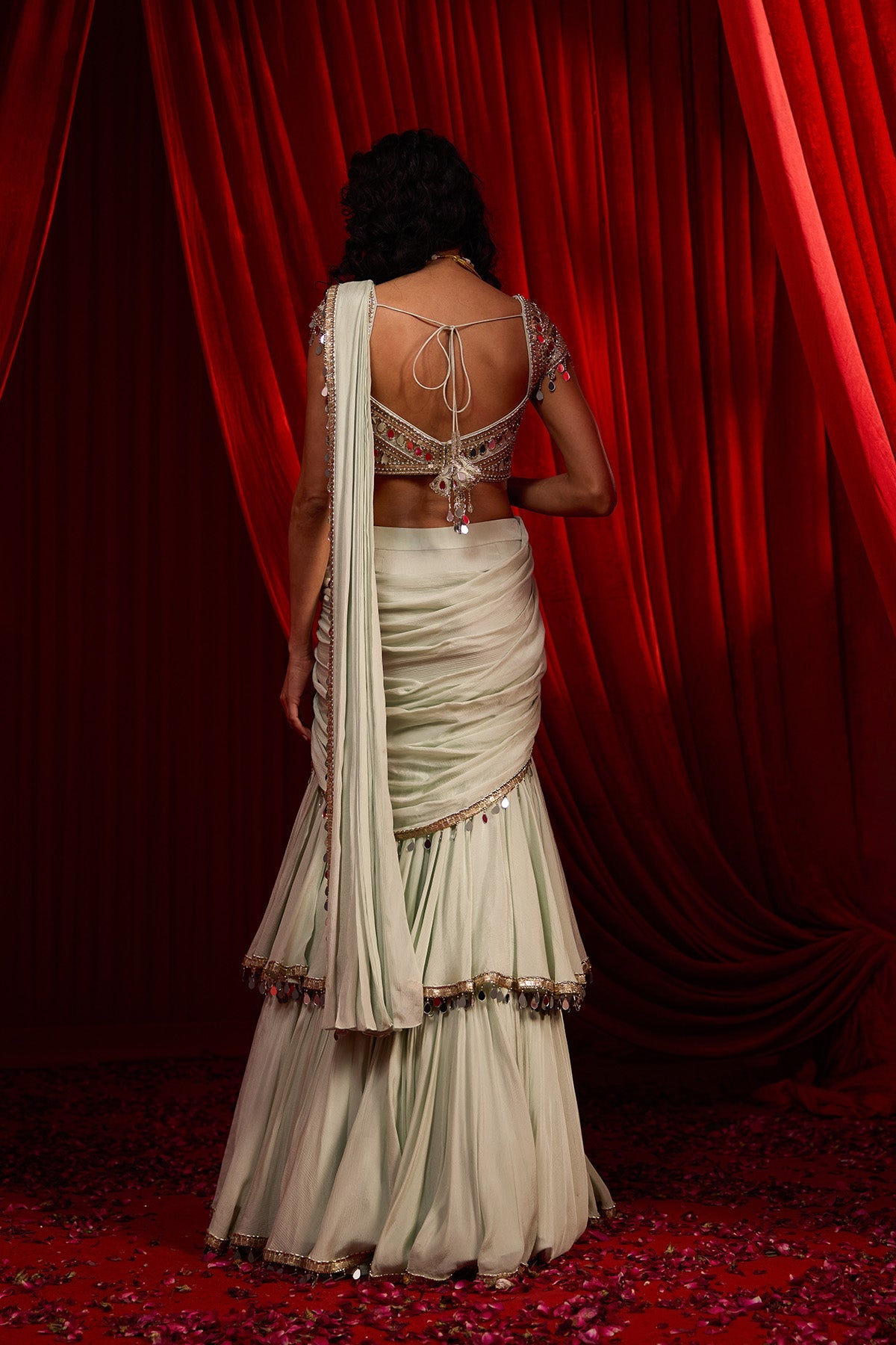 BANDHANA SAREE SET