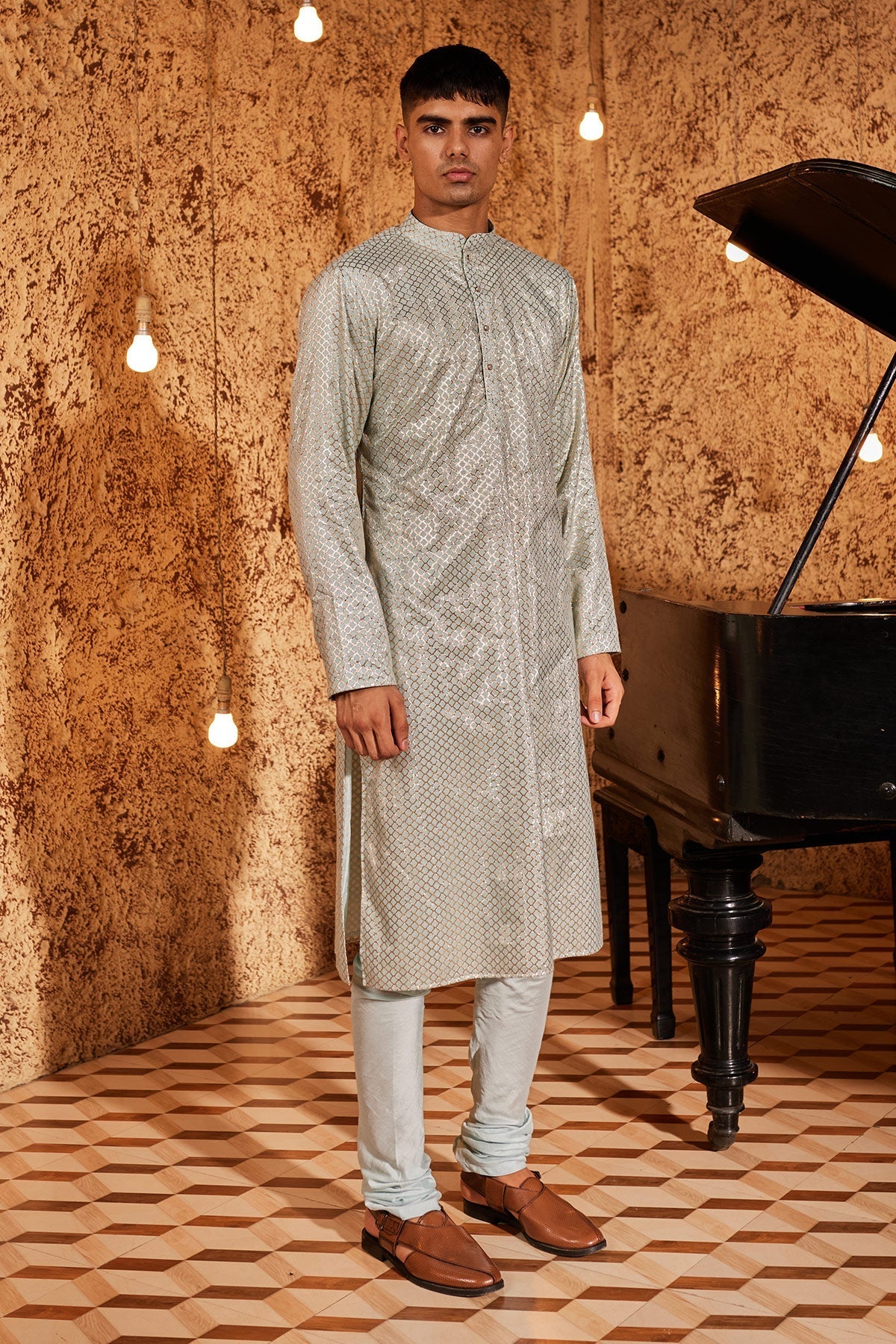 Aqua Kurta Set