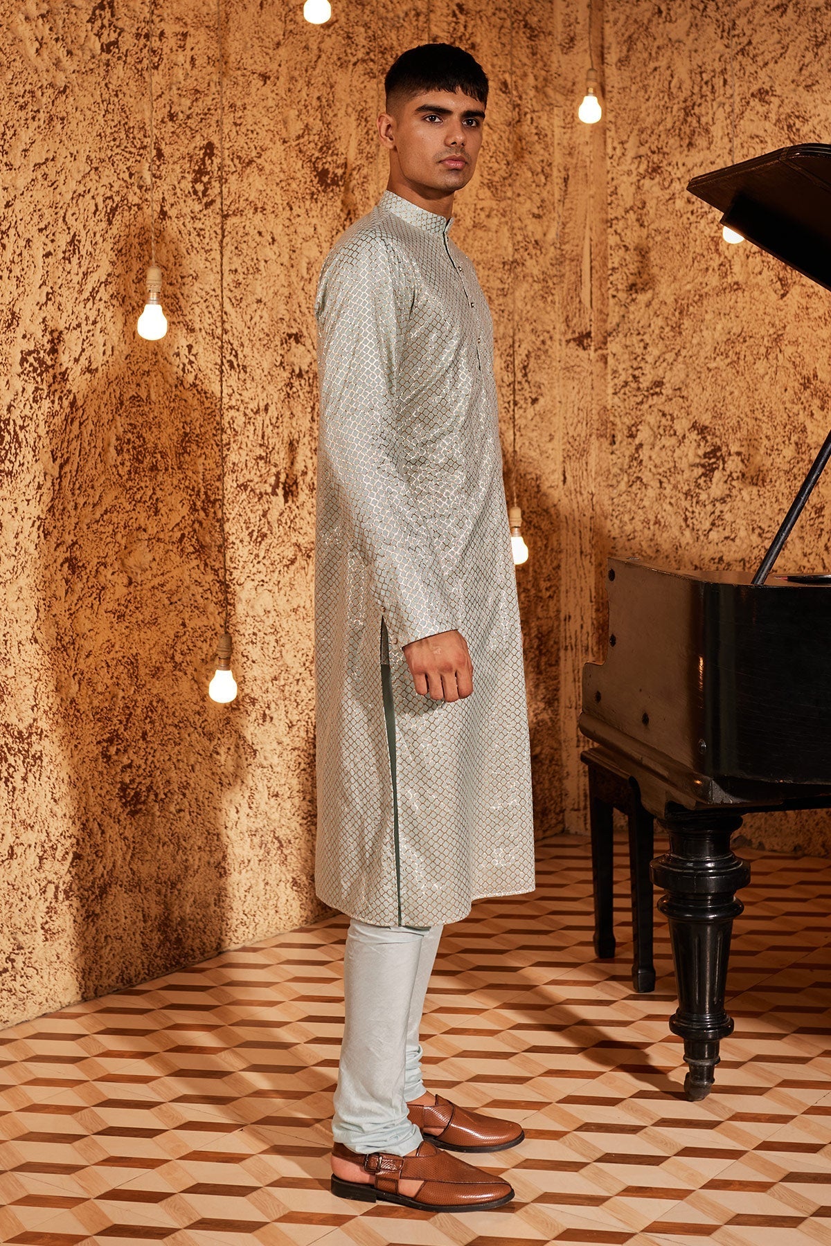 Aqua Kurta Set