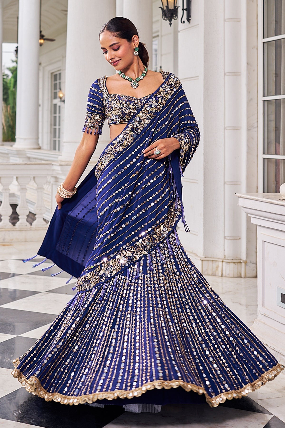Shaadmani saree set