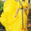 Girija In Handpainted Yellow Dress