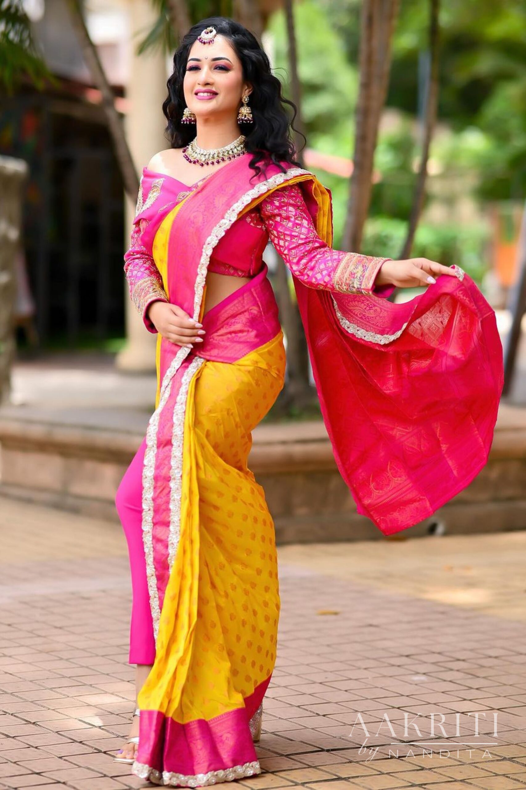 Girija Prabhu In Designer Indowestern Look