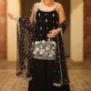 Sonali Kulkarni In Black Sharara Dress