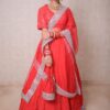 Embroidered Red Lehenga