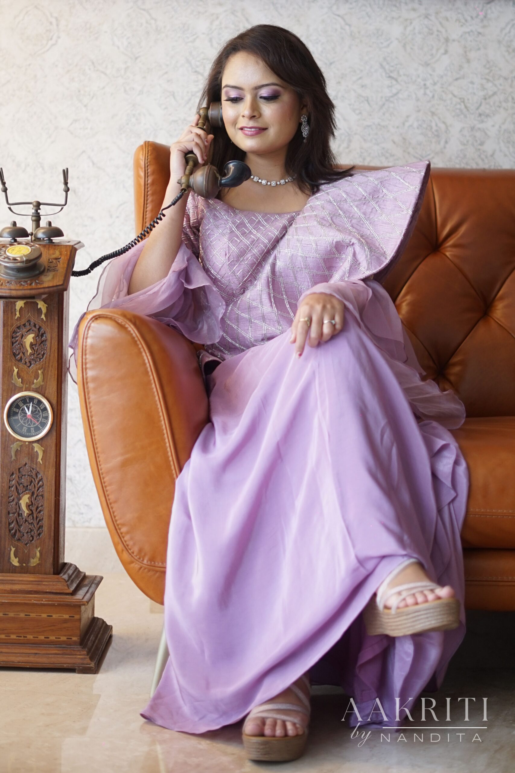 Indowestern Drape Skirt