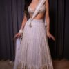 White Golden Lehenga